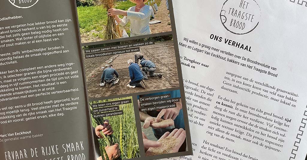 Informatiemateriaal het Traagste brood